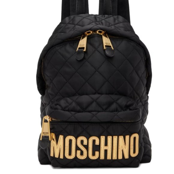 Moschino Couture Handbags - MOSCHINO Couture Quilted Backpack